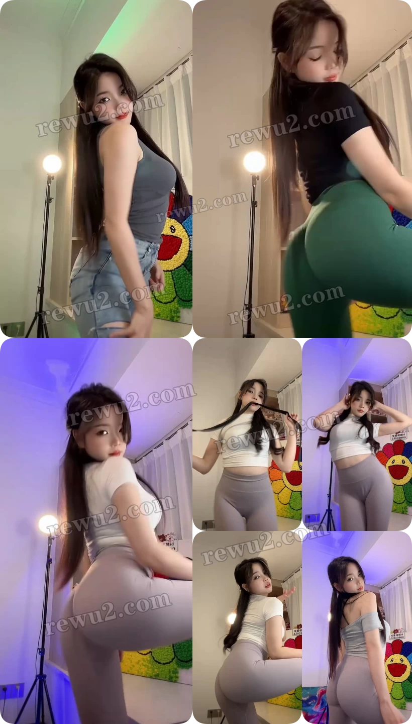 【快手主播】哇塞婧婧  美臀欣赏 跳舞录屏 无水印 （8v/410m）-跳舞教学