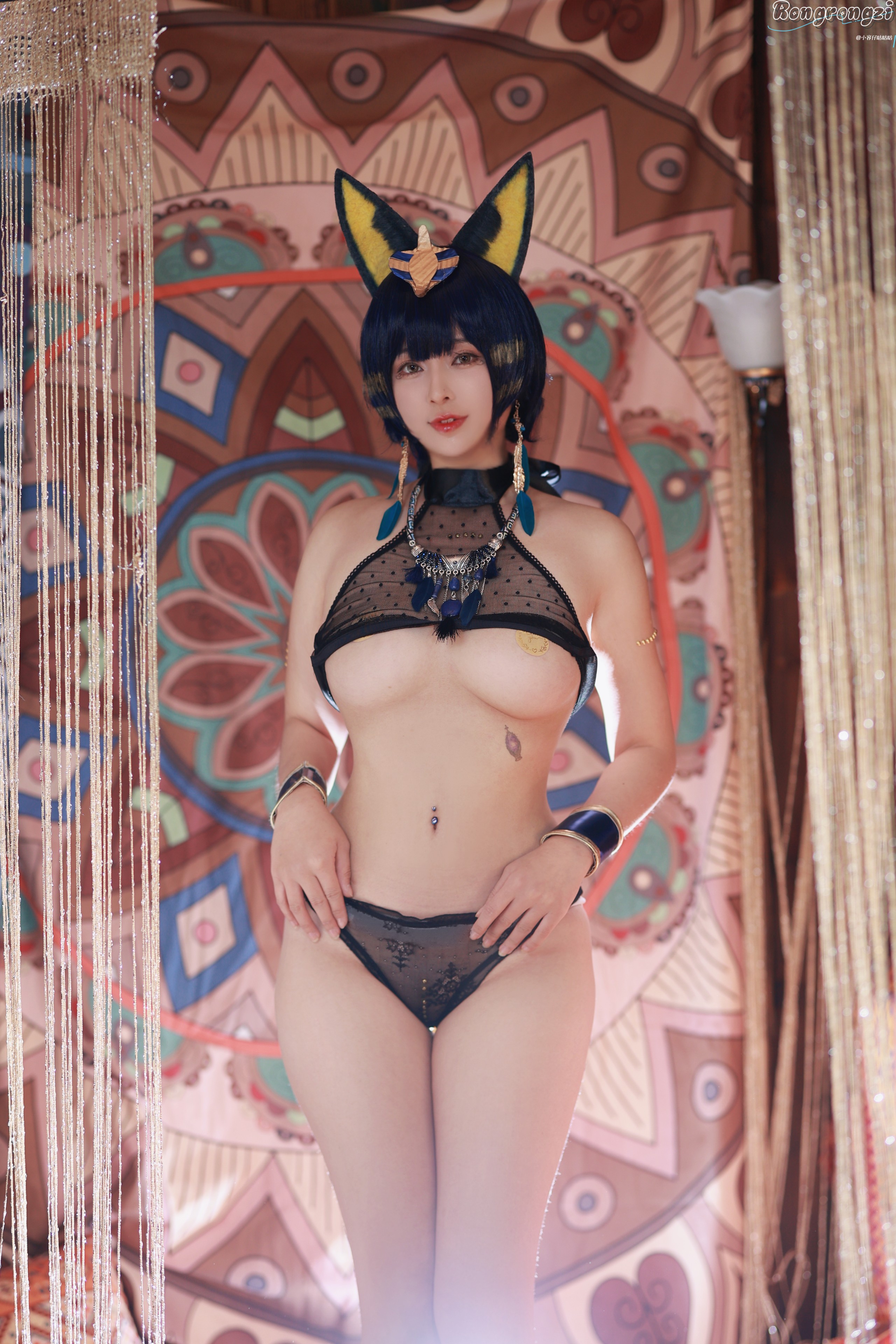 小容仔咕咕咕w 埃及猫【61P-1V-729MB】微博照片