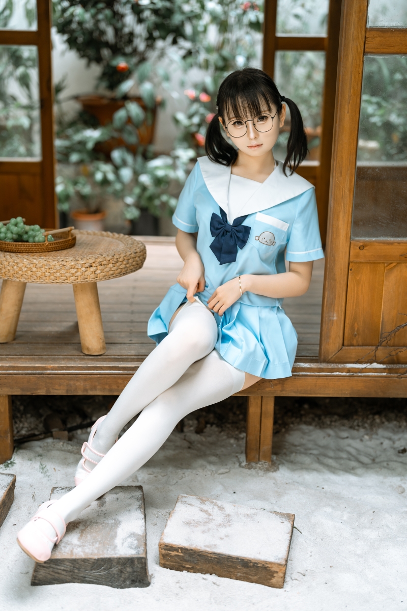 幼水铃衣 双马尾【79P-1V-2.95GB】图片下载