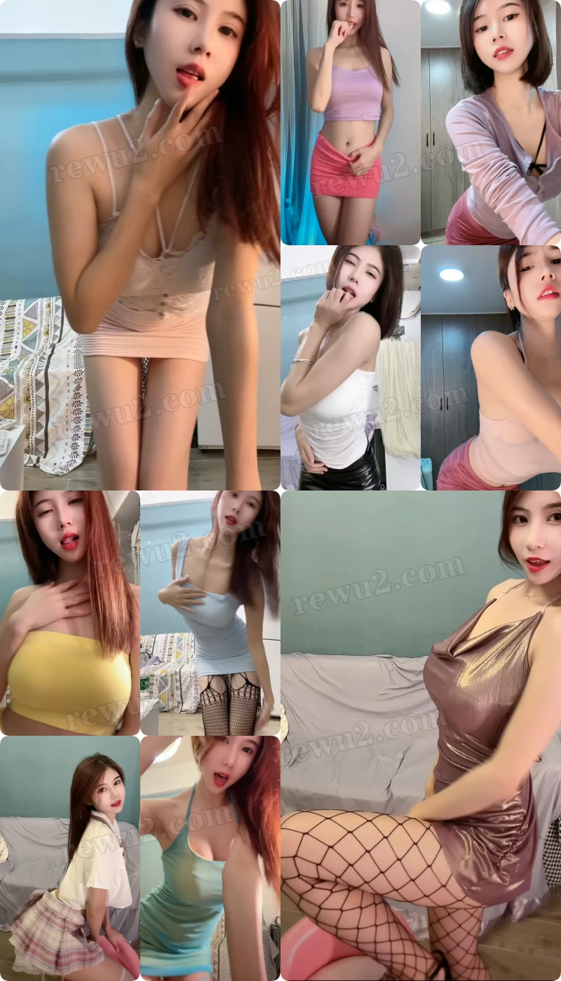 【快手主播】兔子小妹 烧舞表情慢摇 无水印（14v/1.4g）-表演视频
