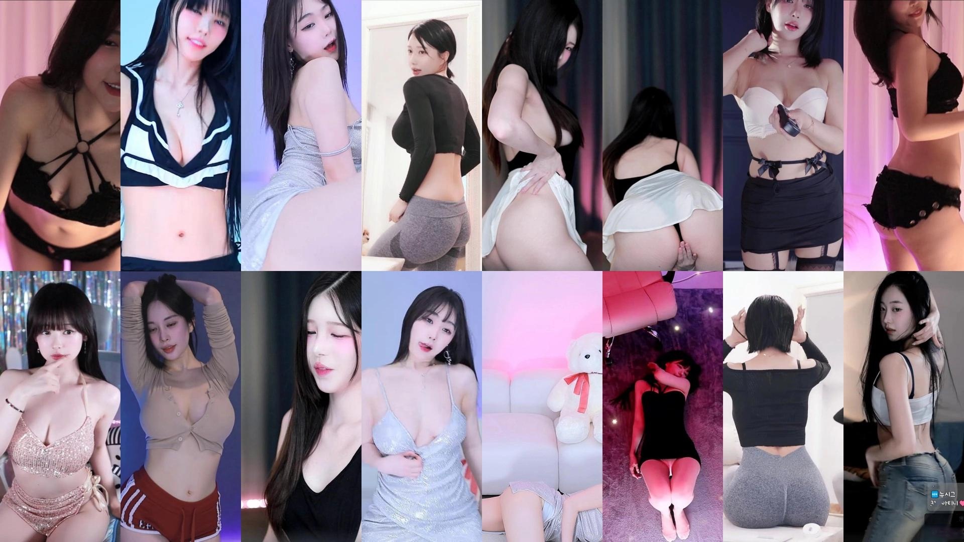 AfreecaTv韩国BJ 2025年3月21-22日录制舞蹈合集-舞蹈素材
