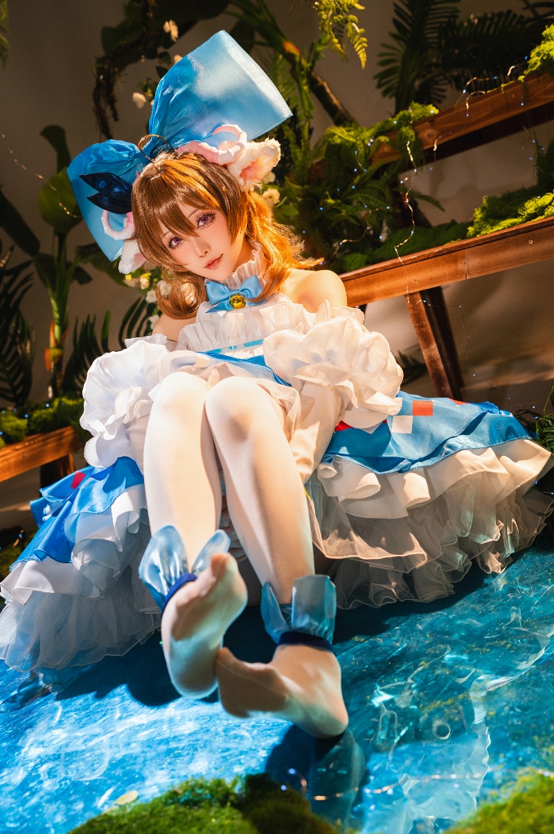 星之迟迟 2025年5月计划A 明日方舟 艾雅法拉美丽的女生cos图片