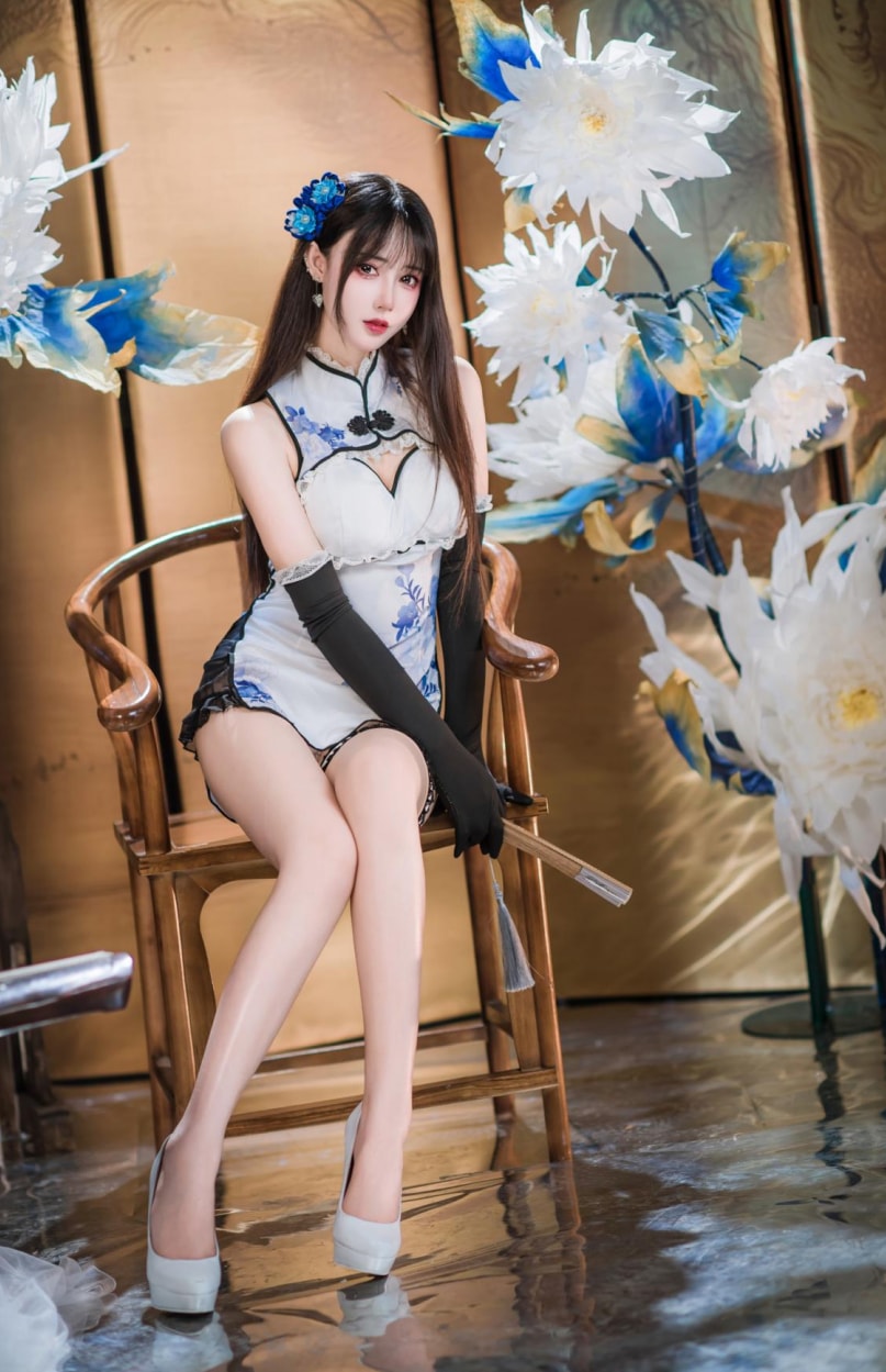 羽生三未 – 艳娘幻梦谭 瓶儿 青花瓷旗袍一起来欣赏吧！