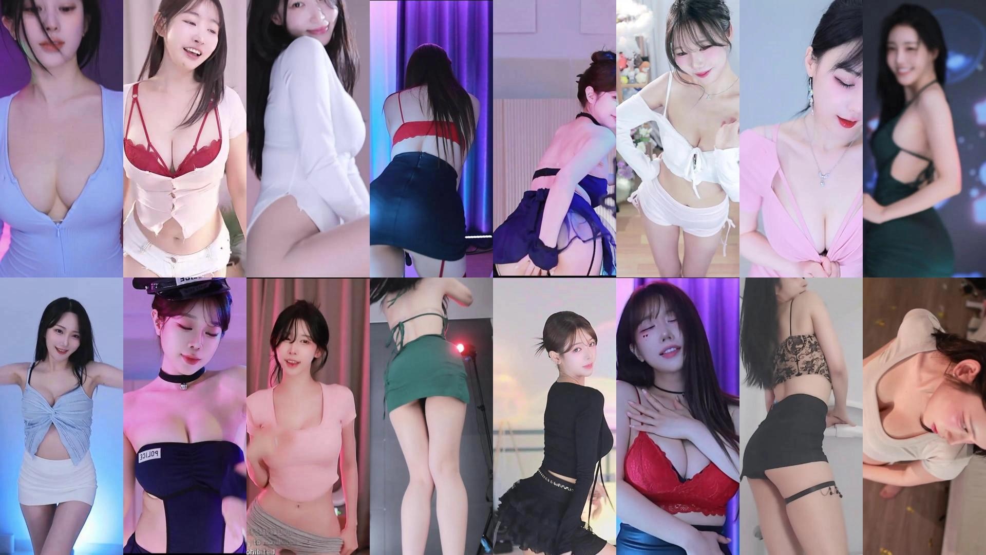 韩国BJ 2025年7月10日舞蹈视频合集 白河服务升级-绝美欣赏