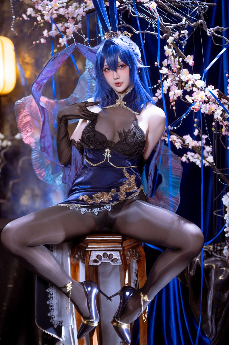 星之迟迟 2025年8月计划C 碧蓝航线-新泽西兔兔(花园)cos作品欣赏