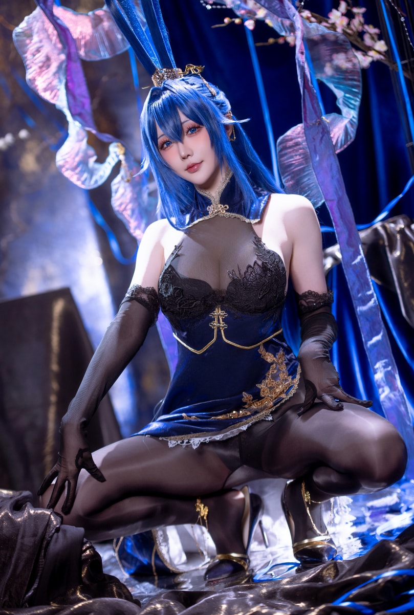 星之迟迟 2025年8月计划C 碧蓝航线-新泽西兔兔(花园)cos作品欣赏