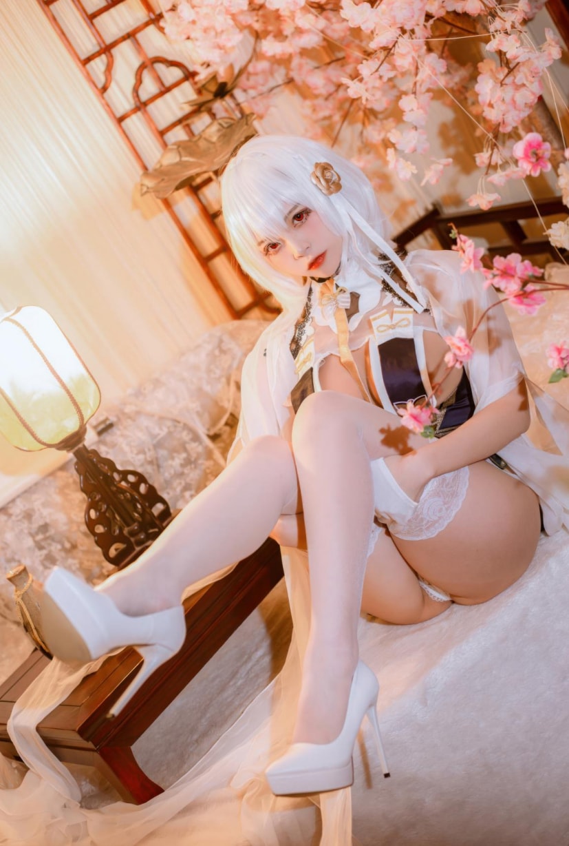 二佐Nisa – 碧蓝航线-天狼星旗袍cos图片下载