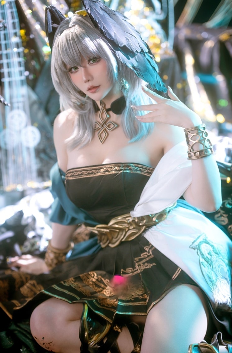 星之迟迟 2025年12月计划A 明日方舟 霍尔海雅cos照片