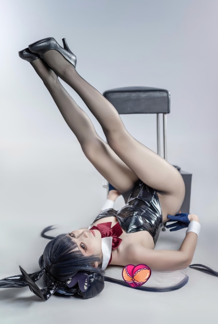 矢量鱼 妃咲 兔女郎美丽的女生cos图片