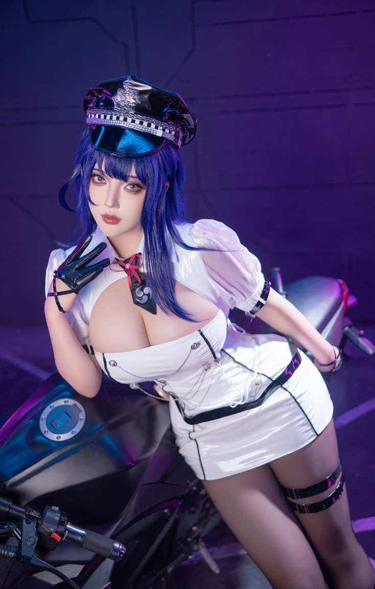 菌烨tako 原神 雷电将军赛车美丽的图片欣赏