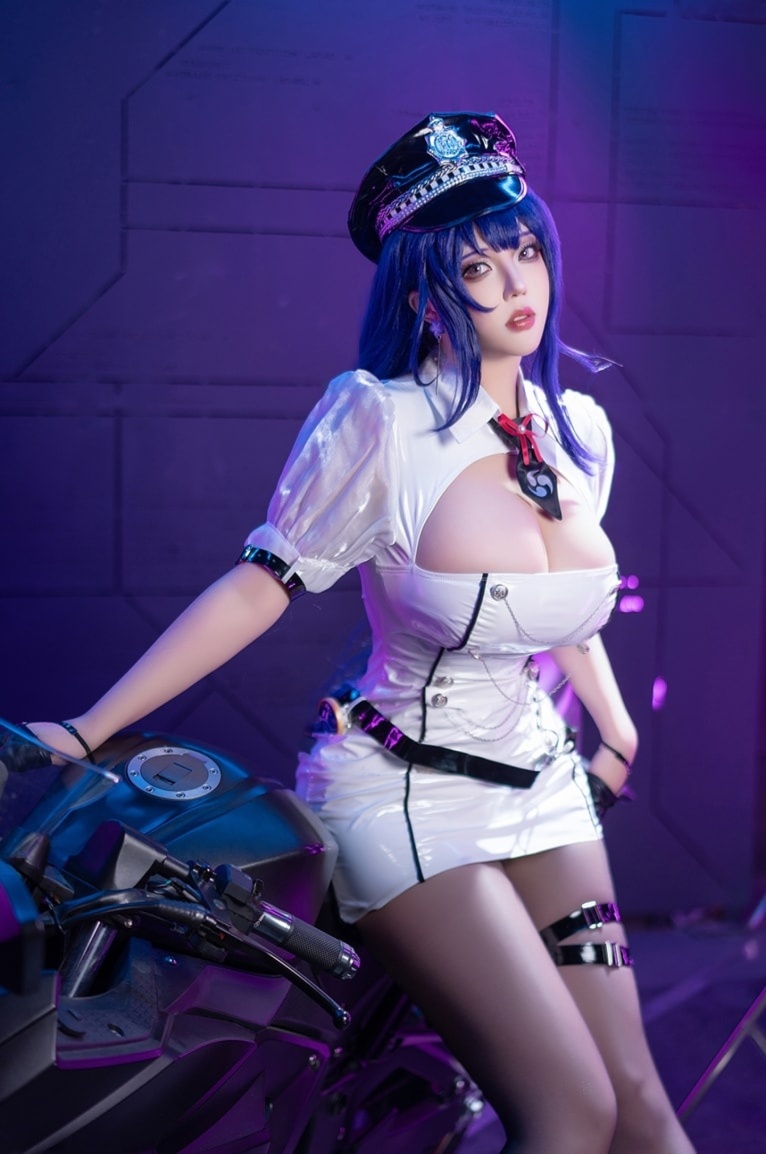 菌烨tako 原神 雷电将军赛车美丽的图片欣赏