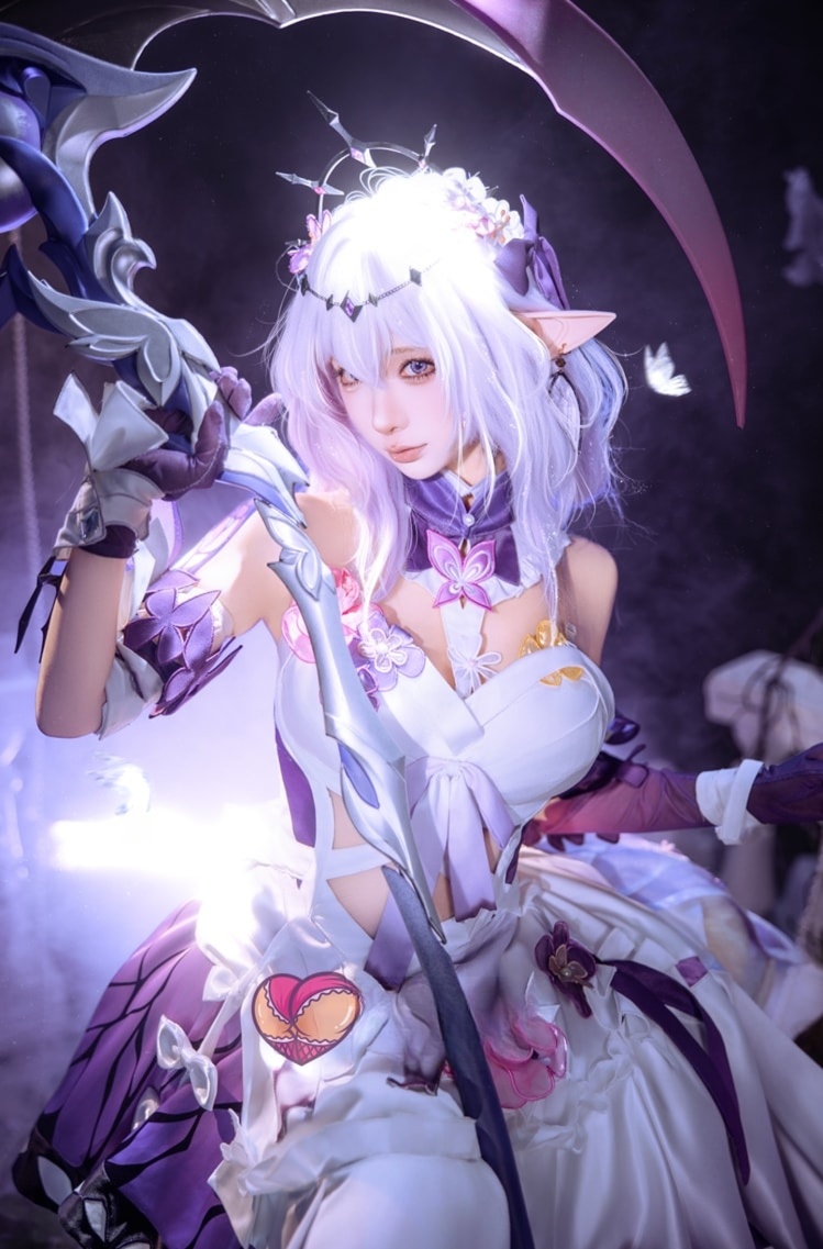 蠢沫沫 崩坏·星穹铁道 遐蝶cos图片下载 蠢沫沫 崩坏·星穹铁道 遐蝶cos图片下载