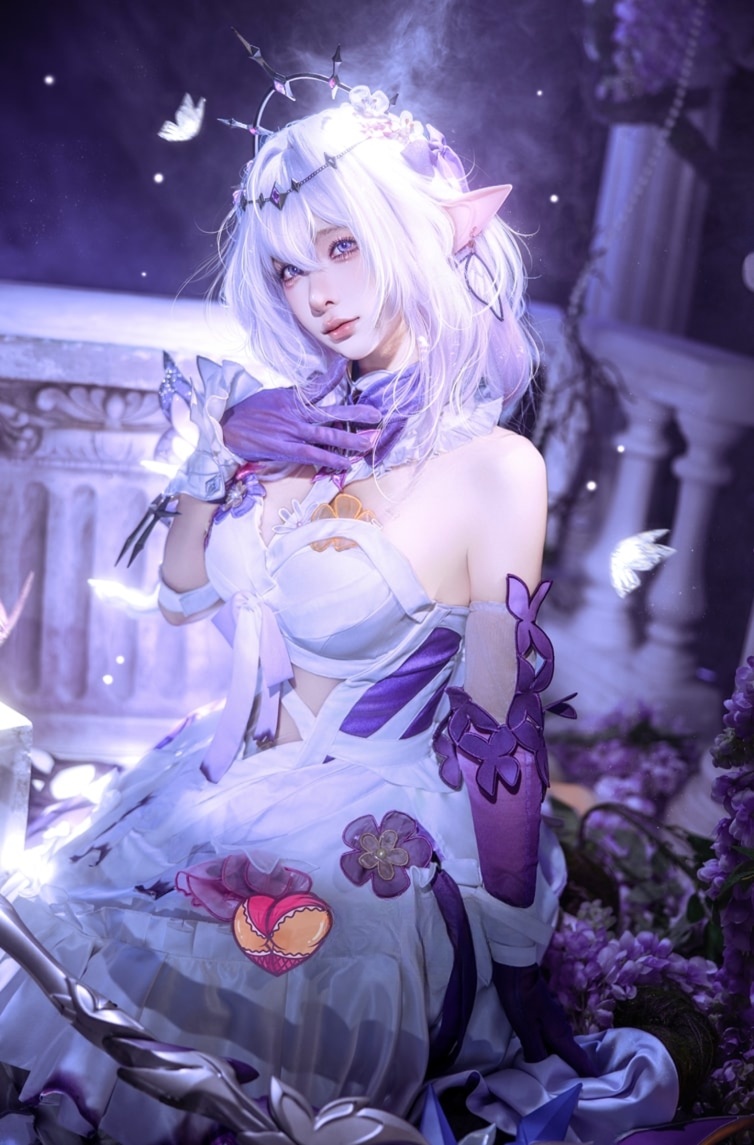 蠢沫沫 崩坏·星穹铁道 遐蝶cos图片下载 蠢沫沫 崩坏·星穹铁道 遐蝶cos图片下载