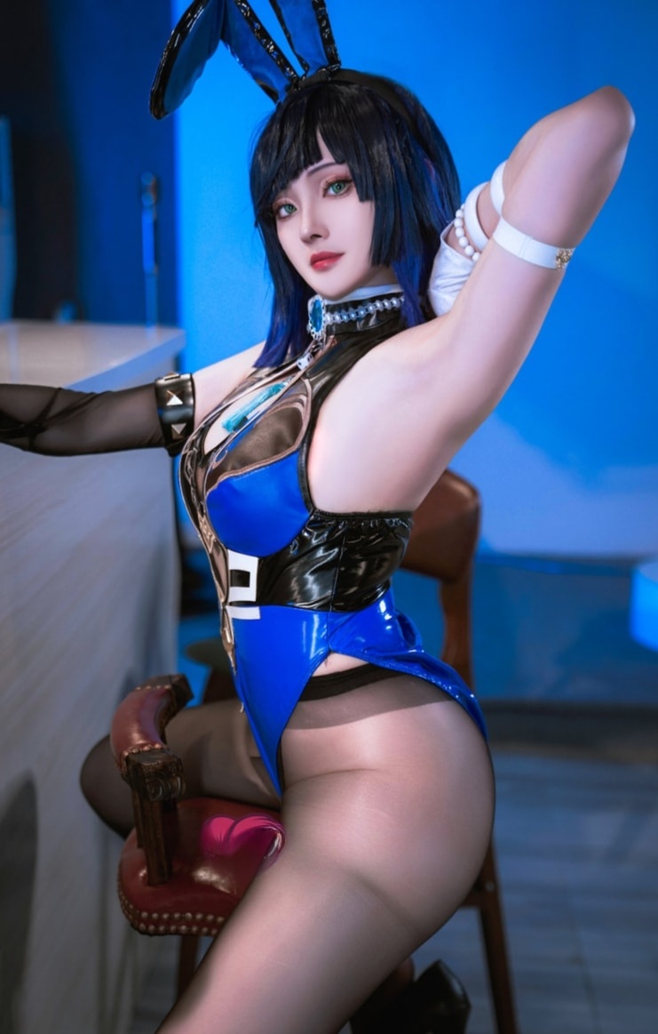 Natsuko夏夏子 – 夜兰兔女郎cos照片 Natsuko夏夏子 – 夜兰兔女郎cos照片