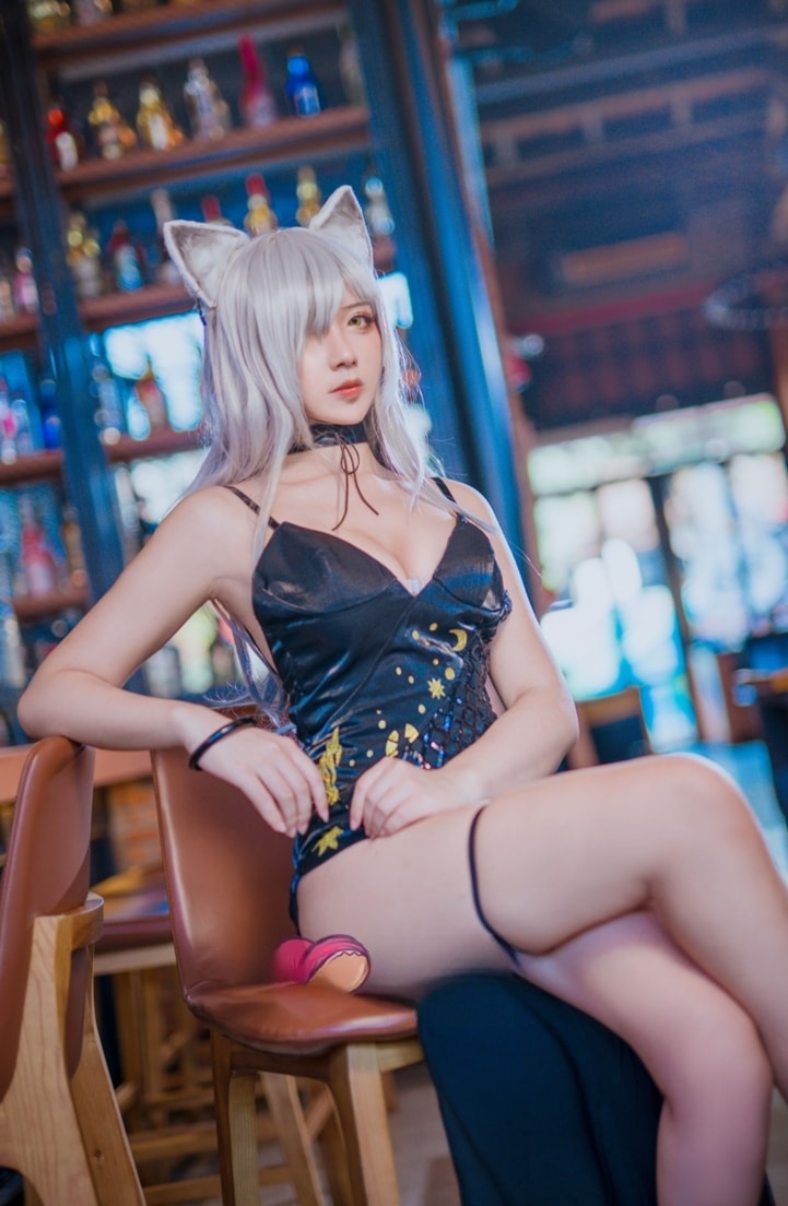 九曲Jean 明日方舟-黑·周年礼服完整版