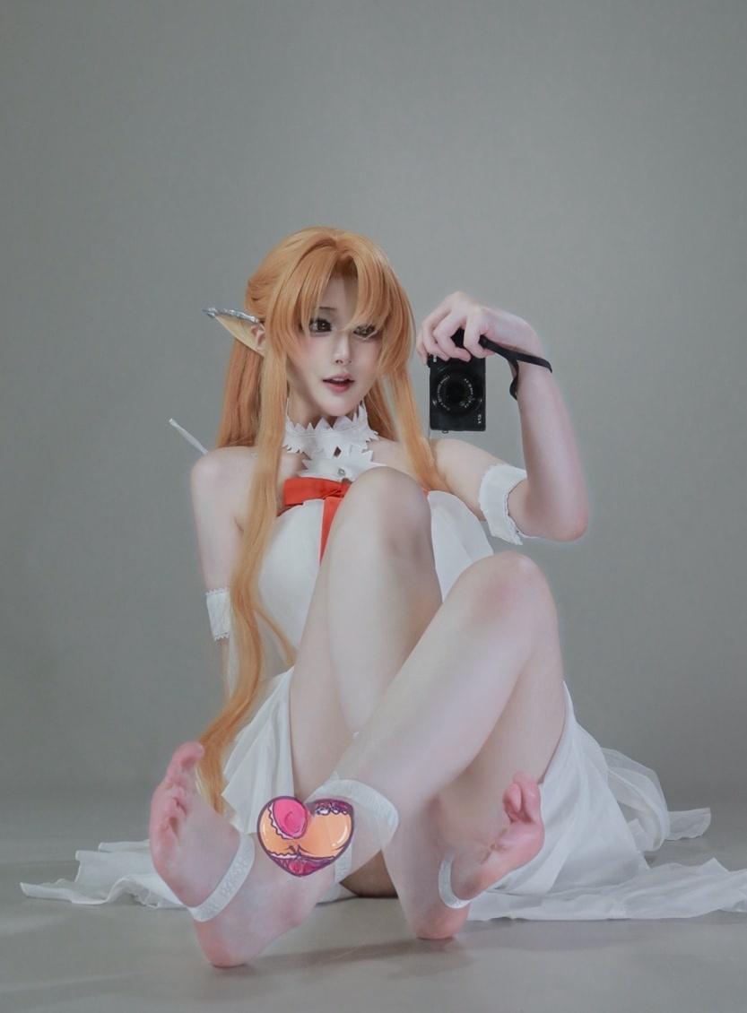 幼愛youmeko – 刀剑神域-亚丝娜·精灵囚服美丽的图片欣赏