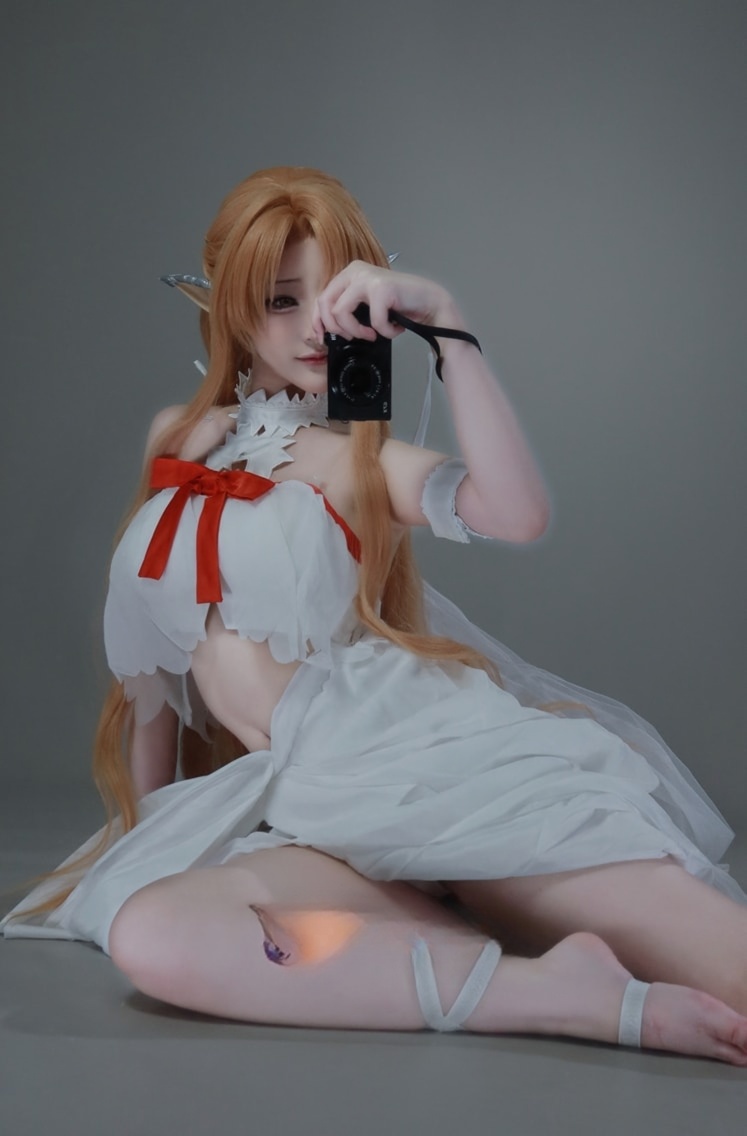 幼愛youmeko – 刀剑神域-亚丝娜·精灵囚服美丽的图片欣赏