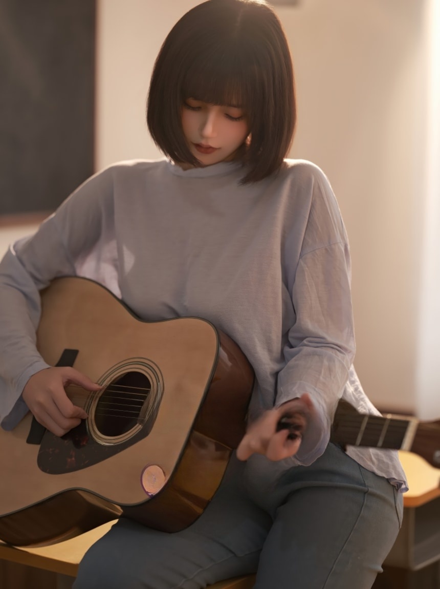 小仓千代w – 吉他少女看起来真不错哦