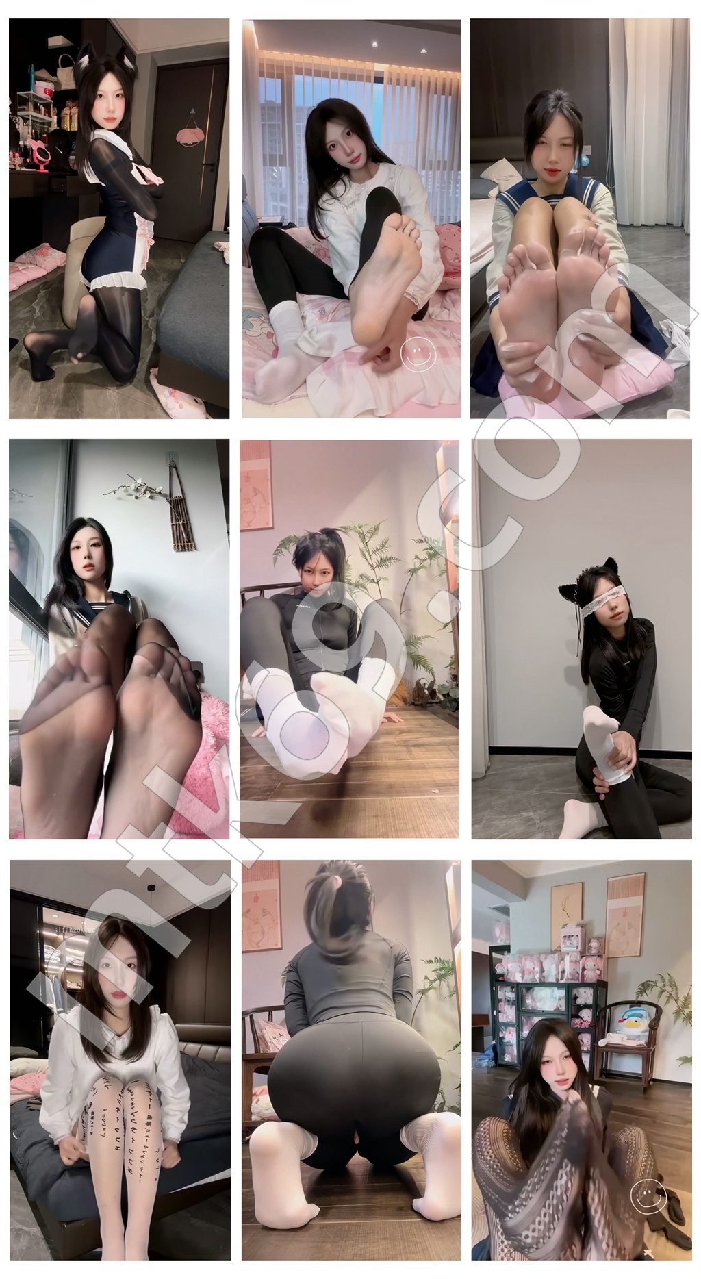 抖音立早张的章 丝足诱惑 [12V/2.82GB]-素材分享