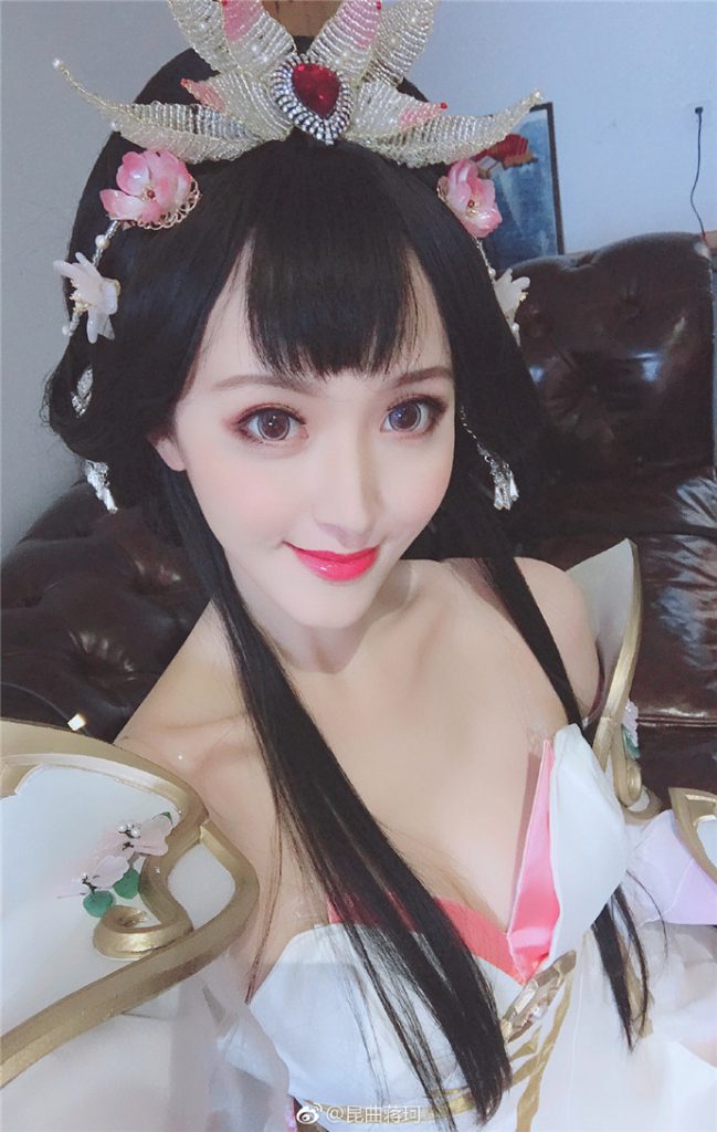 图片[4]-[昆曲小仙女]蒋珂-王者荣耀甄姬皮肤游园惊梦汉服cosplay赏析-小编