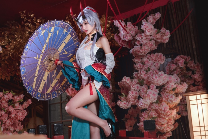 图片[4]-[微博妹子]铁板烧鬼舞w-巴御前游戏角色cosplay-小编