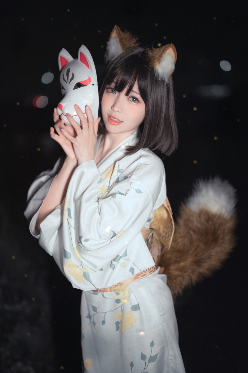 ElyEE子 2023.July C-Dongitsune ~Yukata 浴衣狐 [26P1V-132MB]