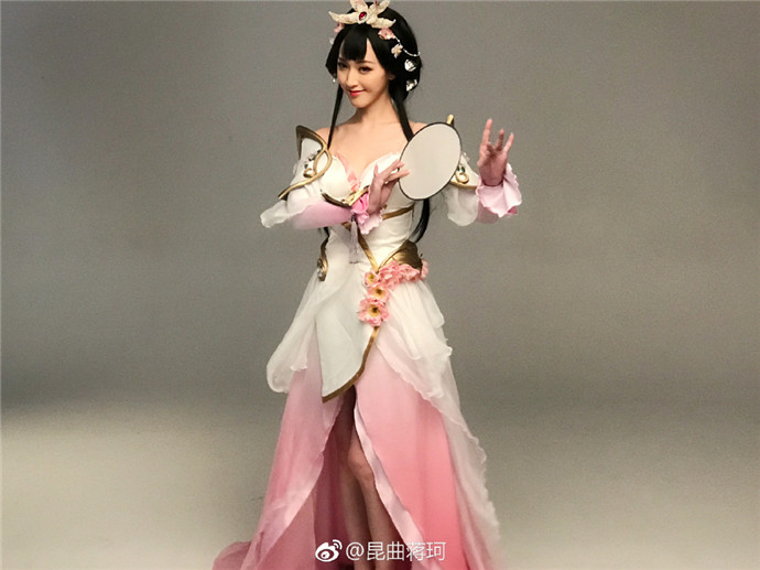 图片[2]-[昆曲小仙女]蒋珂-王者荣耀甄姬皮肤游园惊梦汉服cosplay赏析-小编